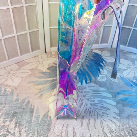 PINK Summer Carnival VIP  Tote Bag Iridescent PINK Tote Bag. - Picture 5 of 11